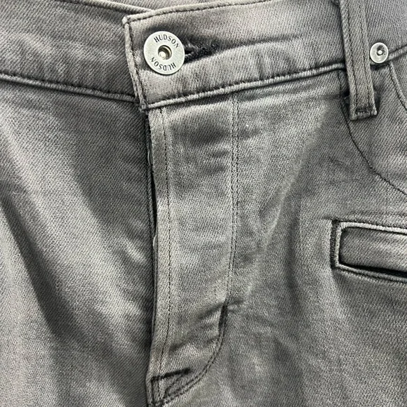 Hudson gray “The Blinder Biker” jeans size 38